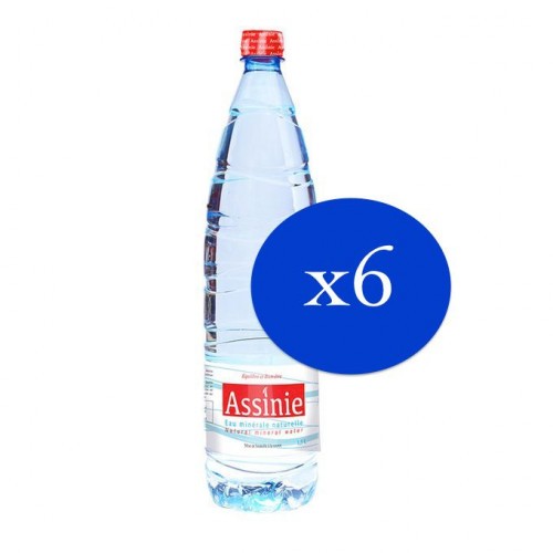 PACK (6) ASSINIE - EAU MINERALE (1,5l)