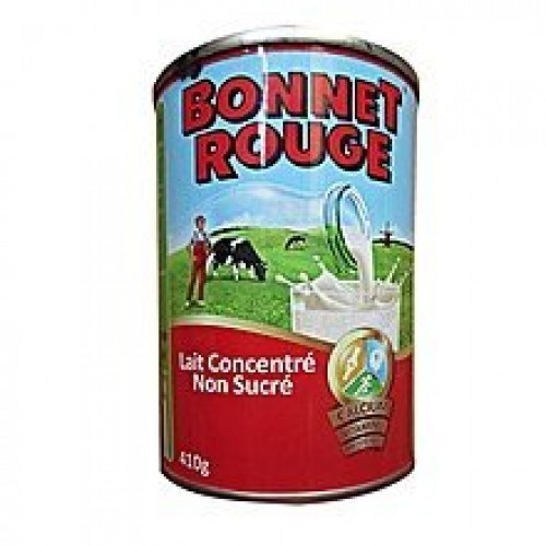 LAIT BONNET ROUGE - CONCENTRE NON SUCRE (410g)