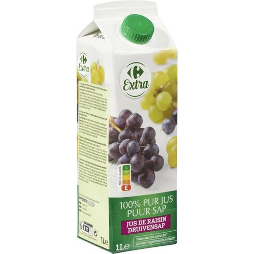 EXTRA JUS DE RAISIN 100% PUR (1l)